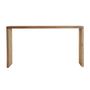 Console table - Brown railway wooden console 150x40x81 cm - VICAL