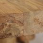 Tables basses - Table basse en bois de chemin de fer marron 90x90x30 cm - VICAL