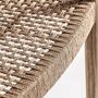 Chaises - Fauteuil en bois de teck marron 59x53x70 cm - VICAL