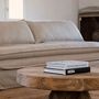 Tables basses - Table basse en bois de chemin de fer marron 90x90x30 cm - VICAL