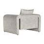 Armchairs - Gray pine wood armchair 100x86x81 cm - VICAL