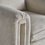 Armchairs - Gray pine wood armchair 100x86x81 cm - VICAL