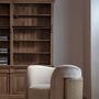 Armchairs - Off-white pine wood armchair 109x93x78 cm - VICAL