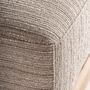 Sofas - Central sofa module in light brown pine wood 90x82x76 cm - VICAL