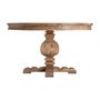 Tables Salle à Manger - Table salon en bois de mangue marron 130x130x77 cm - VICAL