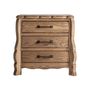 Night tables - Bedside table in brown elm wood 64x47x60 cm - VICAL