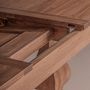 Dining Tables - Extending table in brown mango wood 180x90x78 cm - VICAL