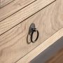 Wardrobe - Showcase in brown elm wood 200x45x225 cm - VICAL