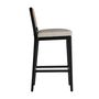 Stools - White rubber wood stool 46x52x107 cm - VICAL