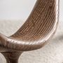 Fauteuils - Fauteuil en polyester blanc cassé 73x76x84 cm - VICAL