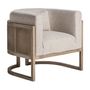 Fauteuils - Fauteuil en bois de frêne beige 84x76x73 cm - VICAL