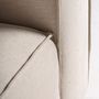 Armchairs - Off-white ash wood armchair 118x98x68 cm - VICAL