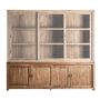 Sideboards - Brown railway wood sideboard 240x55x77 cm - VICAL