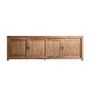 Sideboards - Brown railway wood sideboard 240x55x77 cm - VICAL