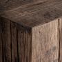 Other tables - Brown reclaimed wood bar counter module 60x60x110 cm - VICAL