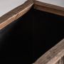 Other tables - Brown reclaimed wood bar counter module 120x32x91 cm - VICAL