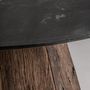 Dining Tables - Black marble living room table 120x120x76 cm - VICAL