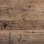 Coffee tables - Black reclaimed wood coffee table 180x60x36 cm - VICAL