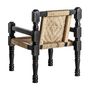 Armchairs - Brown reclaimed wood armchair 58x61x75 cm - VICAL