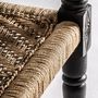 Armchairs - Brown reclaimed wood armchair 58x61x75 cm - VICAL