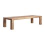 Dining Tables - Brown reclaimed wood living room table 270x110x76 cm - VICAL