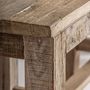 Console table - Brown reclaimed wood console 230x57x83 cm - VICAL