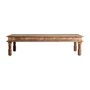 Coffee tables - Brown reclaimed wood coffee table 180x90x46 cm - VICAL