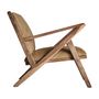 Armchairs - Brown jute armchair 62x83x72 cm - VICAL