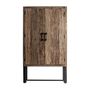 Wardrobe - Brown reclaimed wood cabinet 107x47x188 cm - VICAL