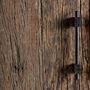 Wardrobe - Brown reclaimed wood cabinet 107x47x188 cm - VICAL