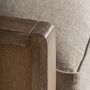 Armchairs - Brown birch wood armchair 80x74x87 cm - VICAL