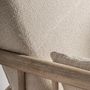 Armchairs - Armchair in off-white birch wood 84x90x84 cm - VICAL