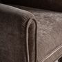 Fauteuils - Fauteuil en bois de pin taupe 81x76x80 cm - VICAL