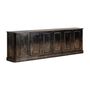 Buffets - Buffet en bois de pin recyclé nounces marron 260x45x85 cm - VICAL