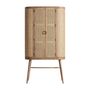 Wardrobe - Brown mango wood cabinet 105x45x180 cm - VICAL