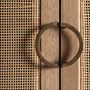Wardrobe - Brown mango wood cabinet 105x45x180 cm - VICAL
