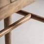 Wardrobe - Brown mango wood cabinet 105x45x180 cm - VICAL