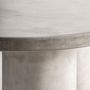 Tables Salle à Manger - Table salon en ciment gris 150x150x76 cm - VICAL