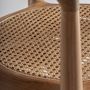 Chairs - Brown teak wood chair 57x46x78 cm - VICAL