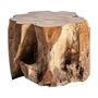 Tables basses - Table basse en bois de teck marron 50x50x42 cm - VICAL