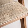 Armchairs - Brown mango wood armchair 61x82x73 cm - VICAL
