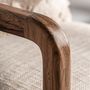 Armchairs - Light brown mango wood armchair 64x72x76 cm - VICAL