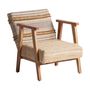 Fauteuils - Fauteuil en bois de mangue marron 62x81x72 cm - VICAL