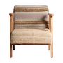 Fauteuils - Fauteuil en bois de mangue marron 62x81x72 cm - VICAL