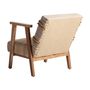 Fauteuils - Fauteuil en bois de mangue marron 62x81x72 cm - VICAL