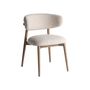Chairs - Off-white ash wood chair 59x465x79 cm - VICAL