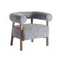 Fauteuils - Fauteuil en bois de frêne marron 78x67x70 cm - VICAL