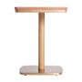 Autres tables - Table de bar en terrazzo rouge 50x50x66 cm - VICAL