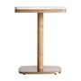 Autres tables - Table de bar en terrazzo blanc 50x50x66 cm - VICAL