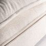 Canapés - Sofa en polyester blanc cassé 230x105x98 cm - VICAL